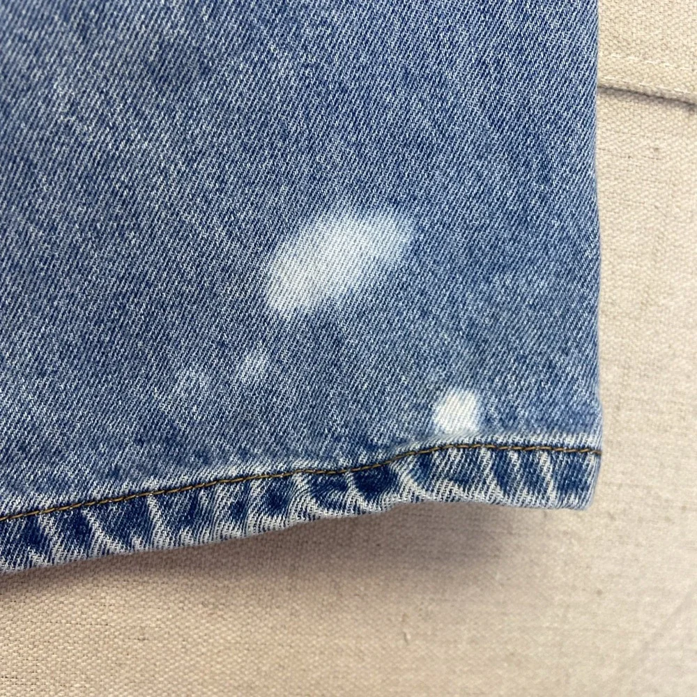 Vintage Levis 550 Shorts Mens 33 Blue Denim Blue Jean Jorts 90s Distressed